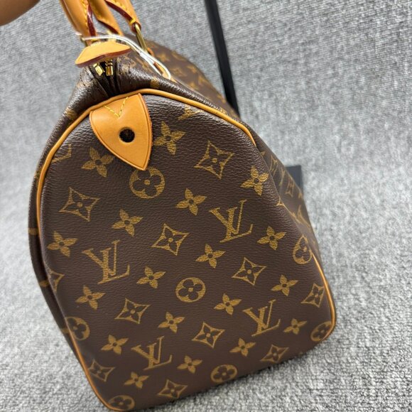 Louis Vuitton Speedy 35 Brown Monogram Canvas Tote 699-062425 - Picture 5 of 16
